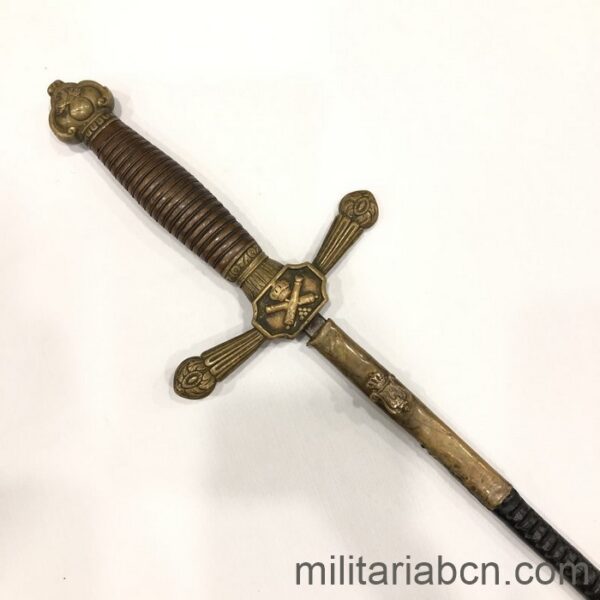 España. Espada de Ceñir de Oficial de Artillería. Modelo 1843.