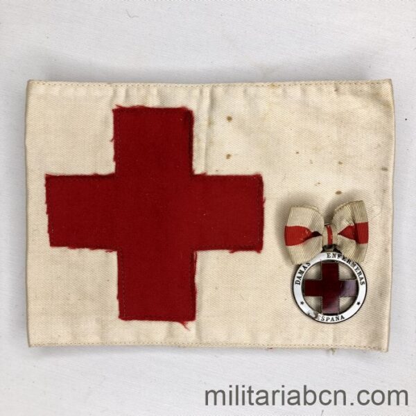 enfermera cruz roja española guerra civil burgos medalla damas enfermeras 1938
