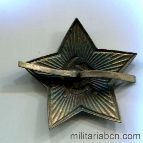 USSR. Soviet Union. Cap star of the Soviet Army of World War II. Enameled.