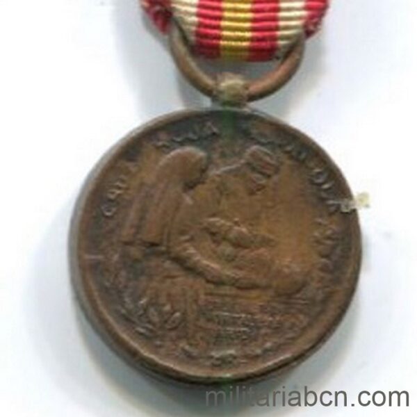Miniatura de la Medalla de la Constancia de la Cruz Roja Española. Modelo 1924.