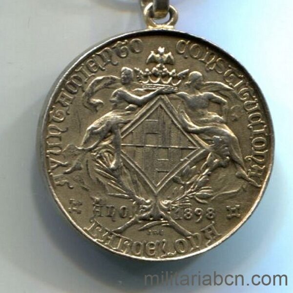 Medalla de la Feria Concurso Agrícola Ayuntamiento Constitucional de Barcelona. 1898