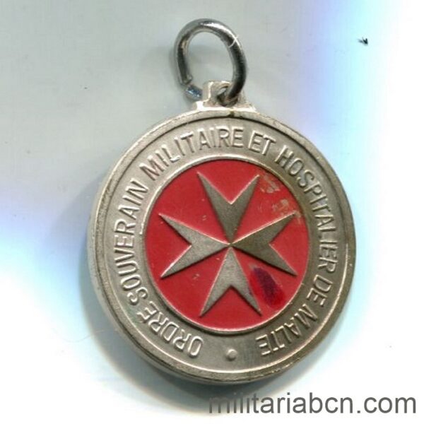 Medalla de la Peregrinación a Lourdes de la Orden Soberana Militar y Hospitalaria de Malta.