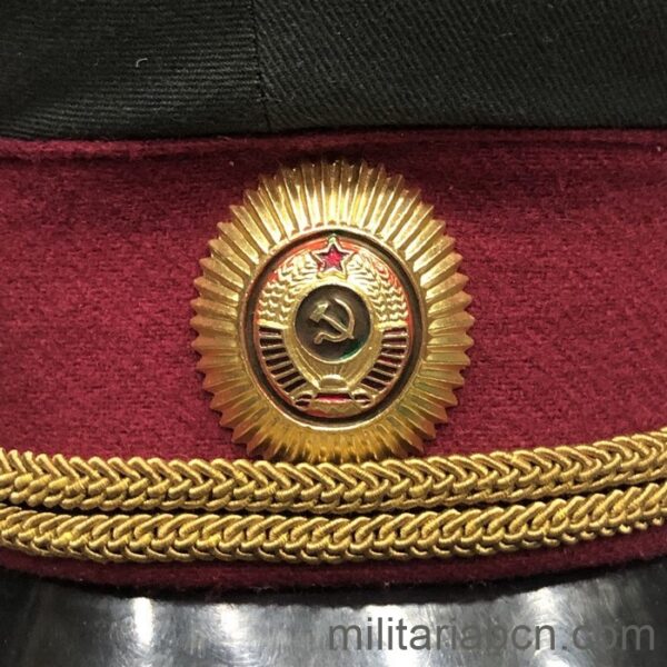 Transnistria. Pridnestrovian Moldavian Republic. Gorra de Oficial del Ministerio del Interior.