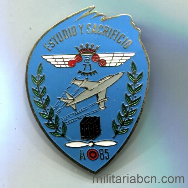 Insignia de la 71 Promoción de la Academia General del Aire del Ejército del Aire.