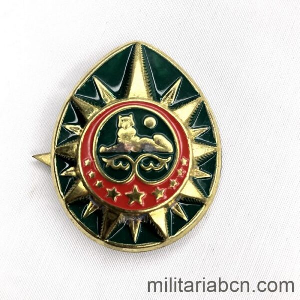 Chechnya. Cap badge of the Chechen Militias during the Chechen Republic of Ichkeria and the First Chechen War M2