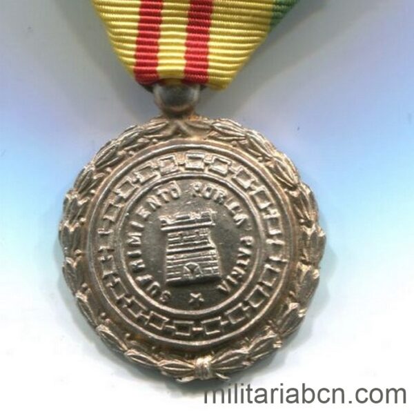 Medalla de Sufrimientos por la Patria versión de tropa para Extranjeros. Guerra Civil Española.