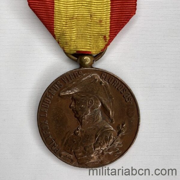 Medalla del Centenario del Sitio de Zaragoza. 1809-1909. Versión bronce.