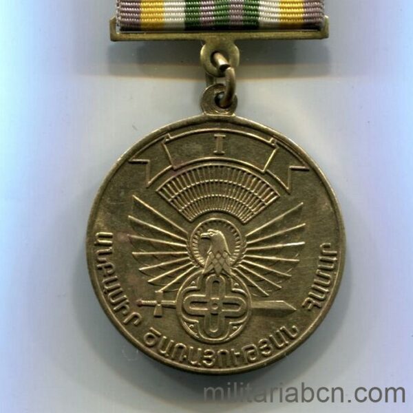 Armenia. Medalla de 4 Años de Servicio en las Fuerzas Armadas.