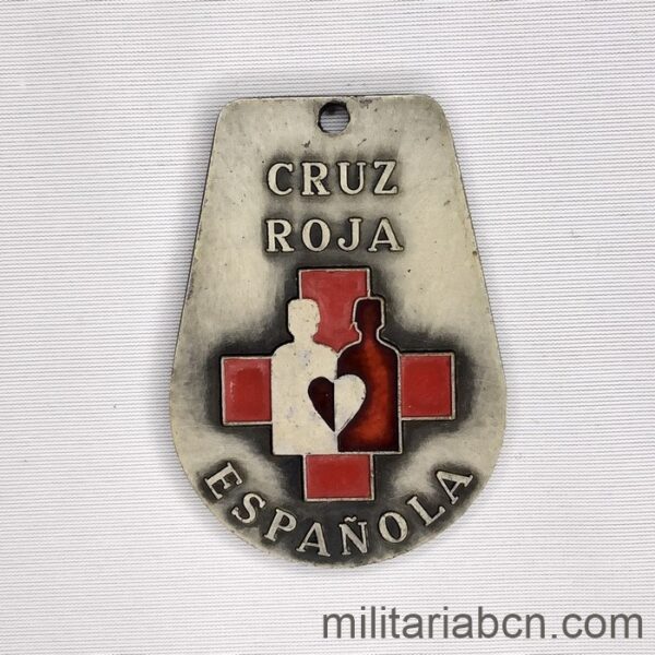 Medalla de la Cruz Roja Española por 25 Años de Donación Desinteresada de Sangre 1977