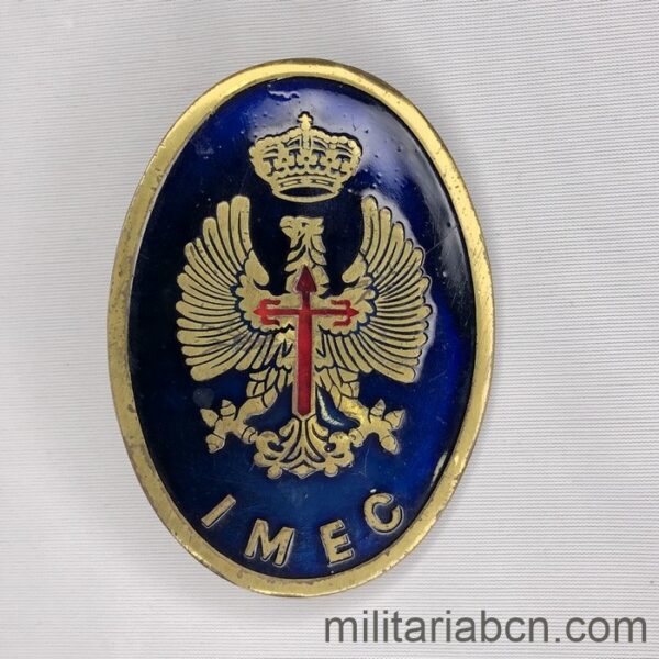 Insignia del IMEC. Instrucción Militar Escala Complemento. Modelo 1977.