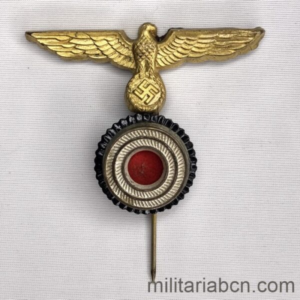 Germany Third Reich. Kriegsmarine Sailor Double Cap Badge. Eagle and coccarde. World War II German Badge