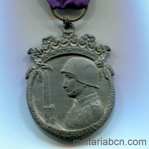 Medal of the Canarian Ex-Combatant of the Cabildo de Gran Canaria of the Spanish Civil War.