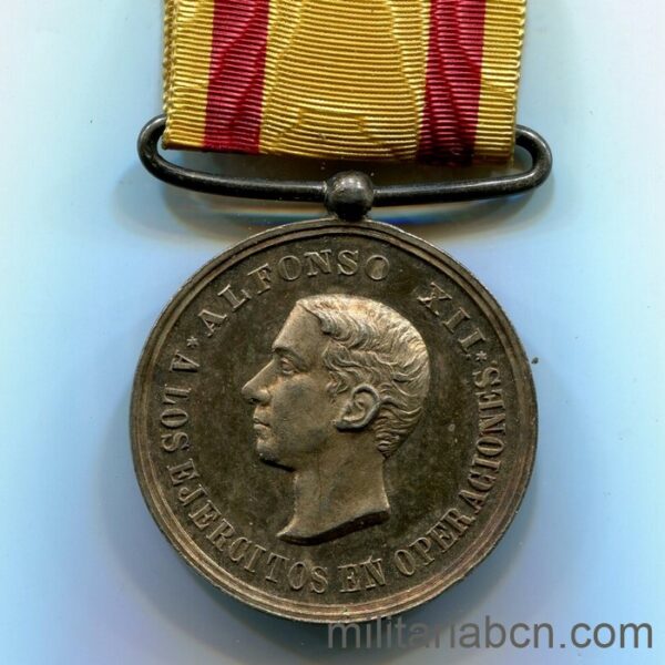 Medalla de Alfonso XII a los Ejércitos en Operaciones 1875.