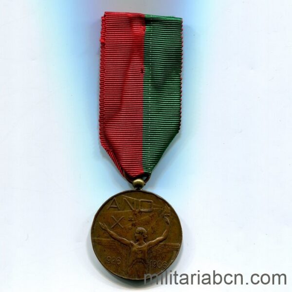 Portugal. Medal of the 10th Anniversary of the Portuguese Revolution of Oliveira Salazar 1926-1936