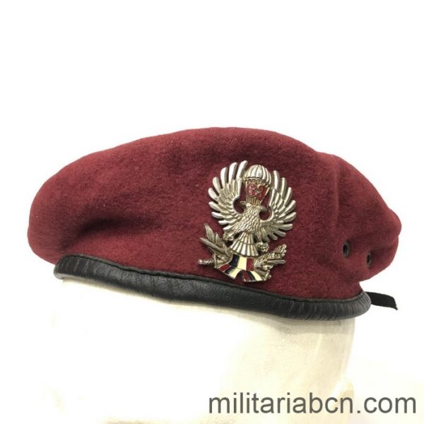 Beret of the 63 Serbian Parachute Battalion