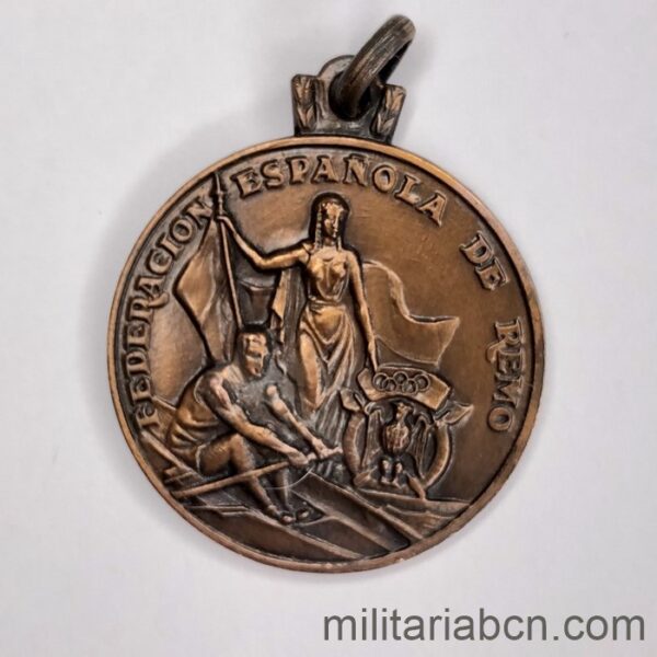 Medalla de la Federación Española de Remo. Época de Franco