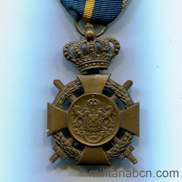 Romania. Distinguished Services Cross. With swords. 3rd Class. Model 1906.