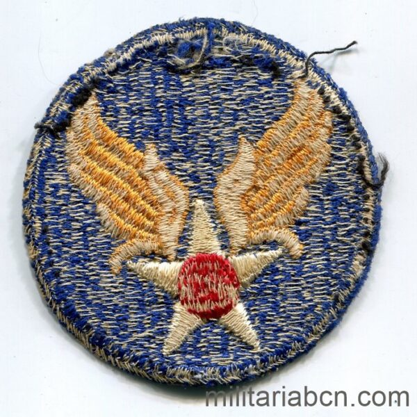 US Army. US Army Air Force patch. WWII. World War II United States Cloth Badge reverse