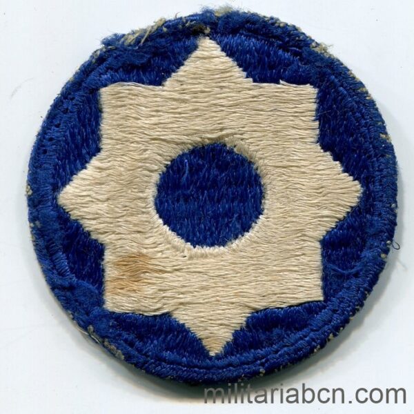US Army. 8th Service Command patch. World War II