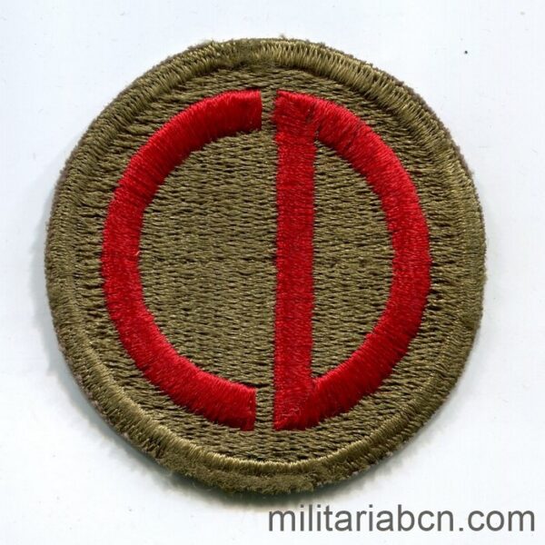 US Army. 85th Division patch. World War II