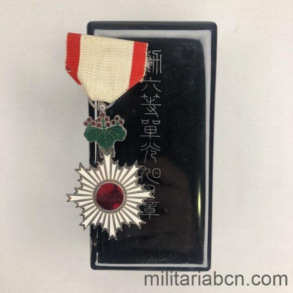 Japan. Order of the Rising Sun. 6th Class with original box.