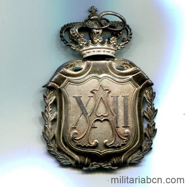 Medalla del Clero Castrense. Época Alfonso XII. reverso