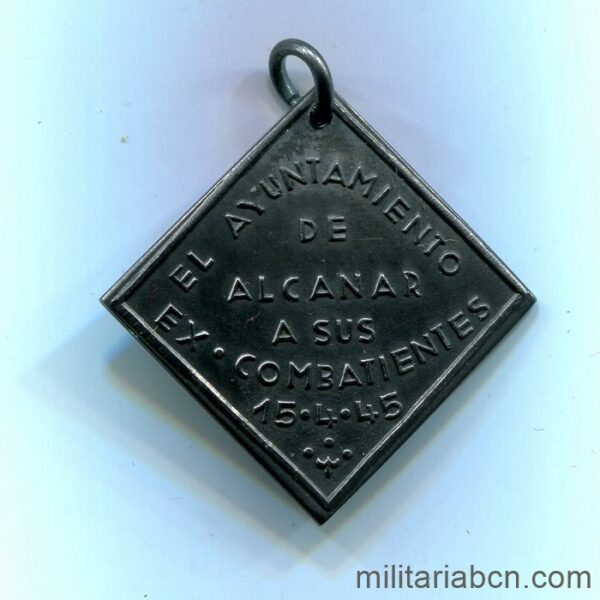 Medalla del Ayuntamiento de Alcanar a sus Ex Combatientes.