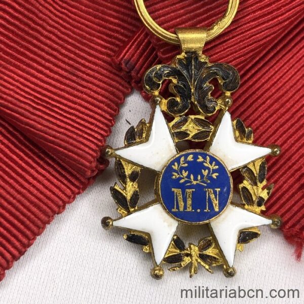 Medalla de la Constancia de la Milicia Nacional de 1843. Reverso