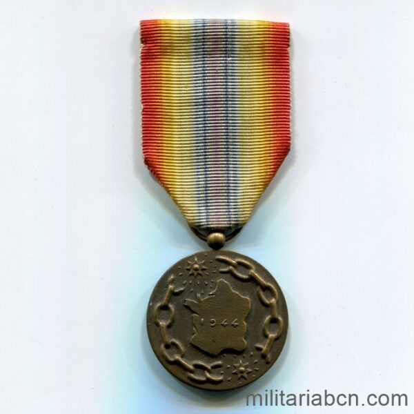 France. Liberated France Medal. Medal of the France Liberée. 1947.