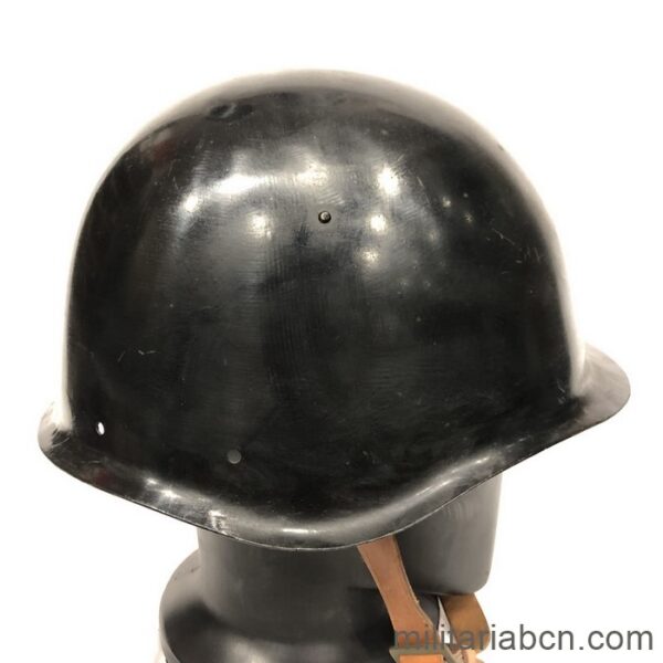Czechoslovakia. Czechoslovakian helmet Vz 53 in black for firefighters.