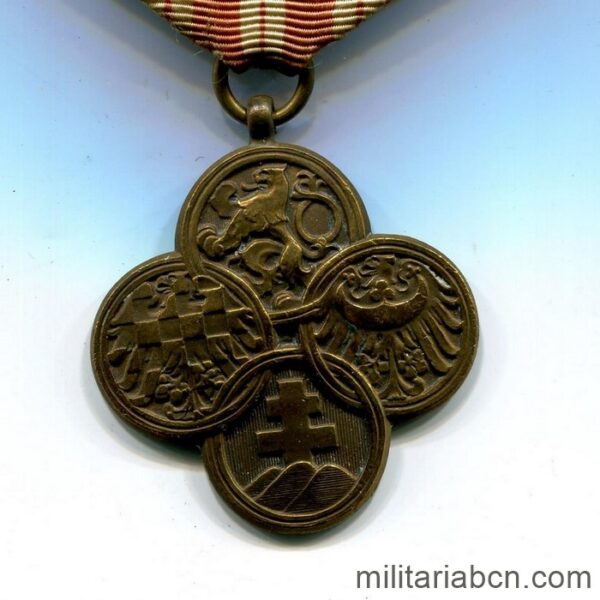 Republic of Czechoslovakia. War Cross. 1918. World War I Medal. Československý válečný kříž