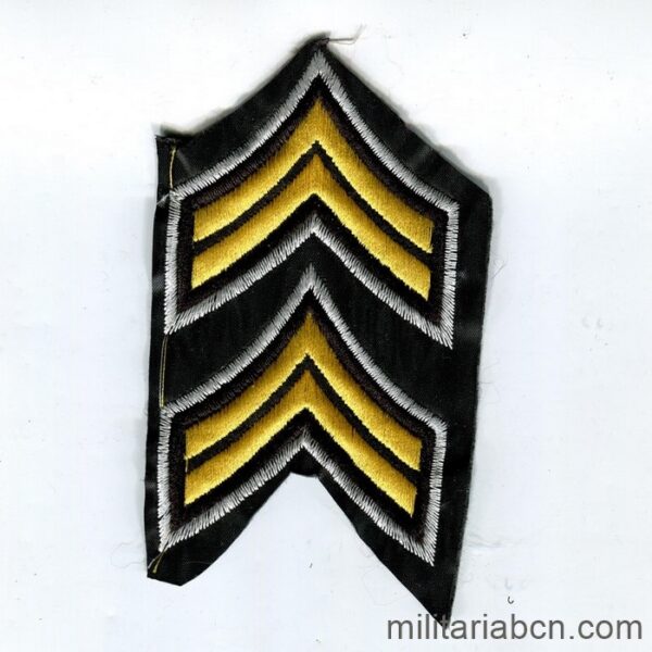 Iran. Sergeant Patches of the Artesh or Army of the Islamic Republic of Iran