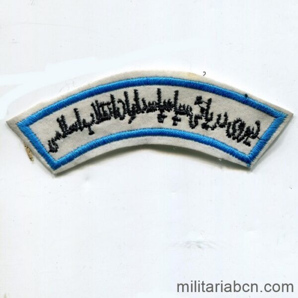 Iran. Patch of the Sepah Naval Force or Iranian Islamic Revolutionary Guard. Iranian military insignia.
