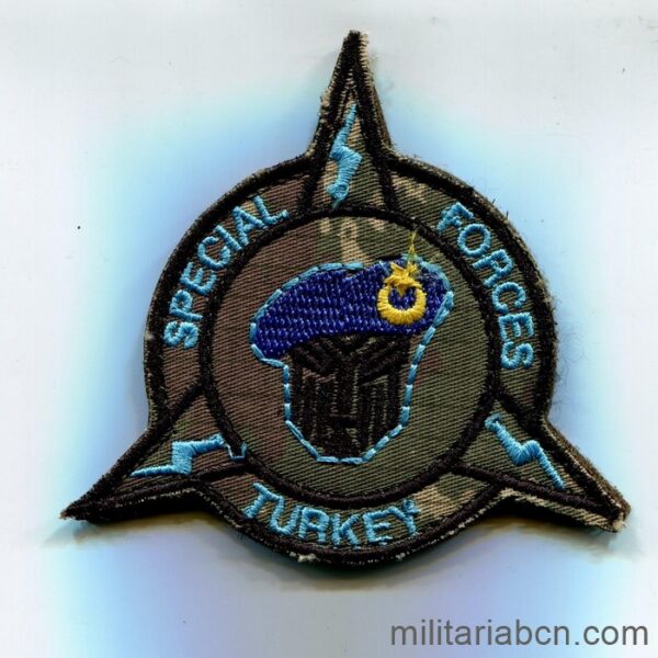 Turquía. Parche de las Fuerzas Especiales de la Gendarmería Turca. Jandarma. Bordada. D1