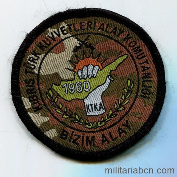 Turquía. Insignia de brazo del Comando de las Fuerzas Turcas en Chipre.