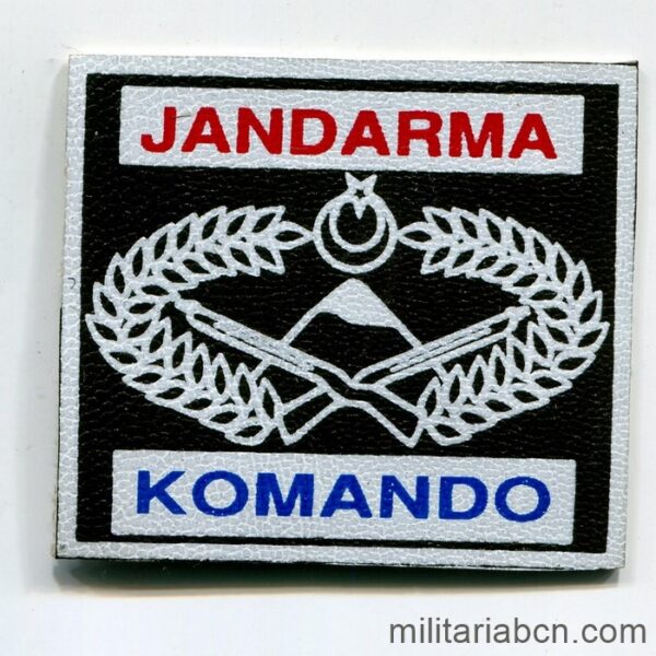 Turquía. Parche de Comando de la Gendarmería. Jandarma. Serigrafiado,. F1