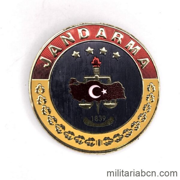 Turquía. Parche de brazo de la Gendarmería Turca. Jandarma. Plástico. G6