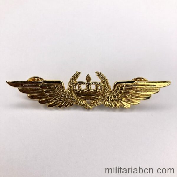 Pilot Badge of the Royal Jordanian Airlines Aviation Company.