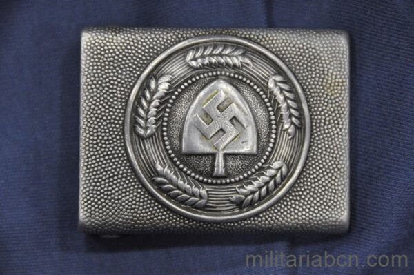 Germany Third Reich. Buckle of the RAD Reichs Arbeits Dienst. Aluminum.