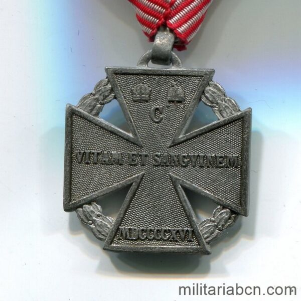 Austro-Hungarian Empire. Karl Truppen Kreuz. Created by Kaiser Karl I. 1916. World War 1 Medal.