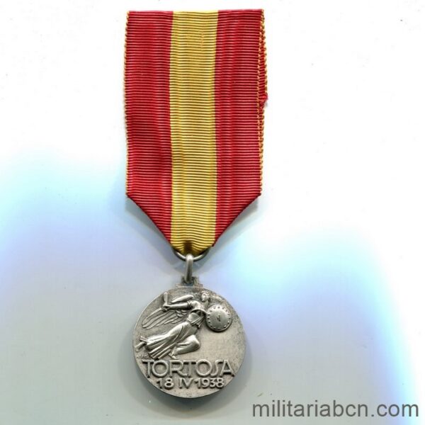 Italian Medal of the Conquest of Tortosa. CTV. Spanish Civil War.