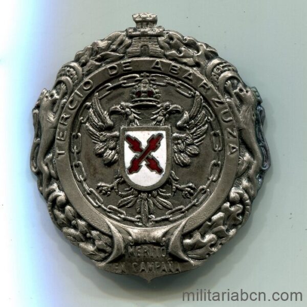 Medalla Colectiva del Tercio de Abarzuza. Ejército Nacional. Medalla de la Guerra Civil