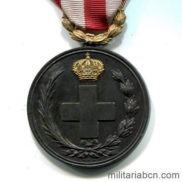 Medalla de la Cruz Roja de Campañas y Repatriaciones. 1895-1899.