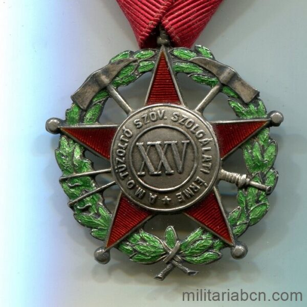 Hungary. Medal for 25 Years of Service in the Fire Department. Model 1916.