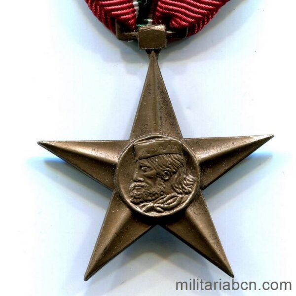 Italy. Star of the Garibaldi Brigade. War of Liberation, World War 2