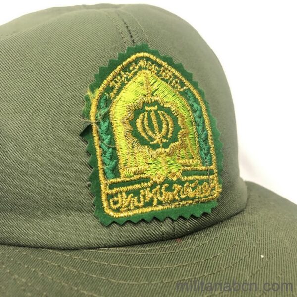 República Islámica del Irán. Gorra verde de la Policía iraní.