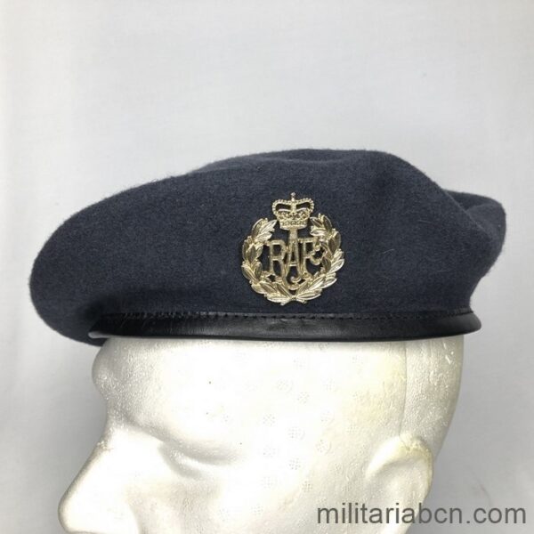 United Kingdom. RAF Royal Air Force blue gray beret