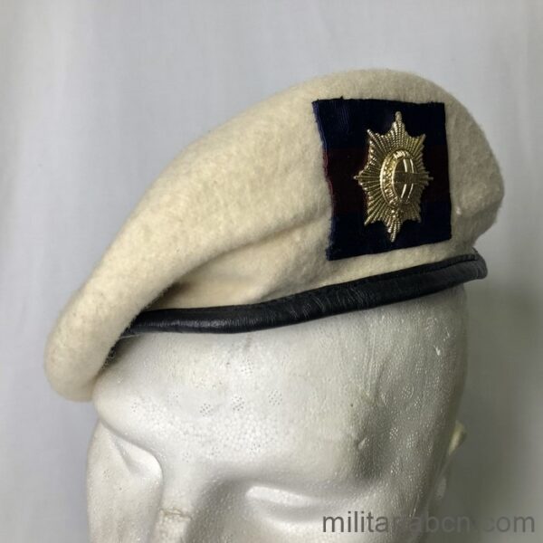 United Kingdom. White Coldstream Guards beret