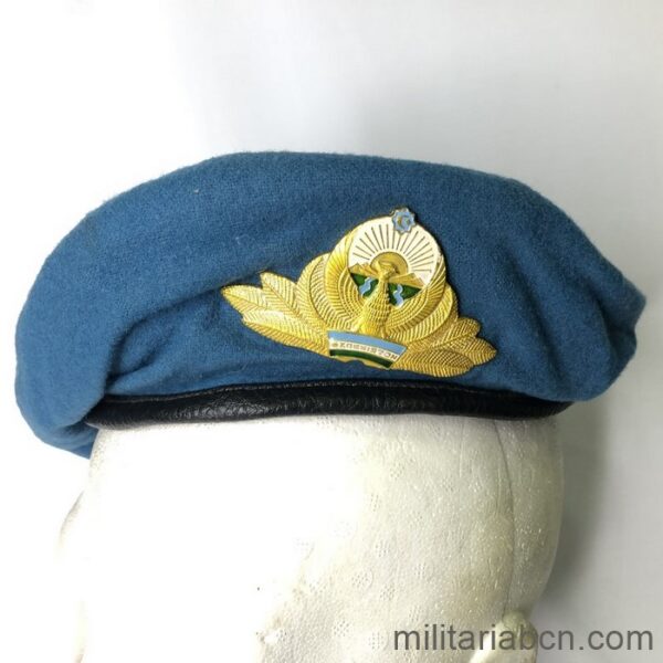 Uzbekistan. Blue beret of the Parachute Troops.