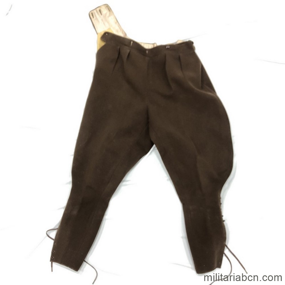 Spain. Riding trousers for an Officer of the People's Army of the